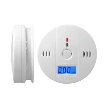 Imagem de Alarme Sem Fio De Monóxido De Carbono E Fumaça Com Display LCD, Detect