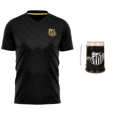Imagem de Kit Santos Oficial - Camisa Parrot Gold + Caneca - Masculino-Masculino