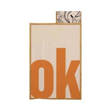 Imagem de Pôster Moderno OH HI OK Impressão Em Canvas Arte De Parede Para Quarto