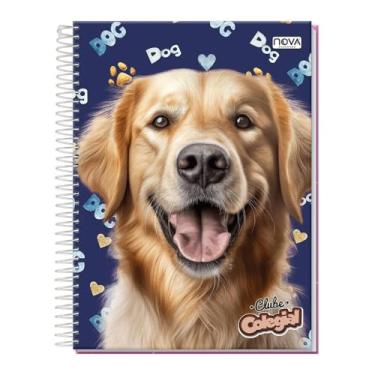 Imagem de Caderno Universitário 240 Folhas Espiral Capa Dura Capa Animal Pets Cute (Cachorro/Gato) – Espiral – Linha Escolar – Anotações, Escola, Faculdade e Escritório (Linha Premium). (Cachorro 5 320 FOLHAS)