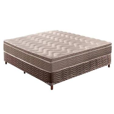 Imagem de Cama Box Casal: Colchão Anatômico Paropas D28/EP Pasquale + Base CRC S