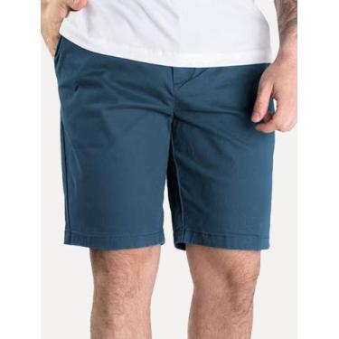 Imagem de Bermuda Tommy Hilfiger Sarja Brooklyn 9in Azul Cobalto Tamanho Calças: