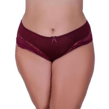 Imagem de Calcinha Plus Size com detalhe de Renda Tanga Grande -c7 CALCINHA VALÉ
