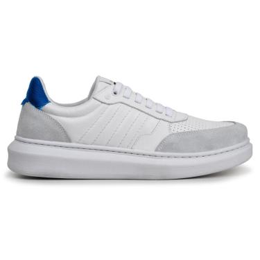 Imagem de Tênis Masculino Couro 100% Legitimo Casual Sapatênis Parra Boots 1075 Dia A Dia Confort-Masculino