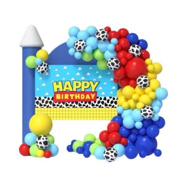 Imagem de Decoração Para Festa De Aniversário Infantil, Kit De Guirlanda De Balõ