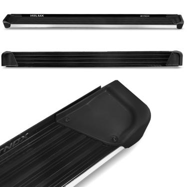 Imagem de Estribo Lateral Hilux CS 2016 a 2025 Alumínio Preto A4