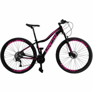 Imagem de Bicicleta Aro 29 Cripto 18v Absolute Hidráulica Trava K7 - Preto-rosa - 17" Preto-rosa