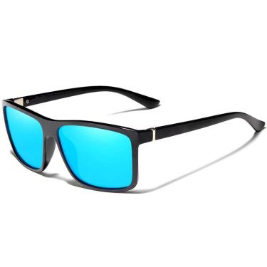 Imagem de Óculos De Sol Masculino Polarizado Clássico Quadrado Proteção Uv400