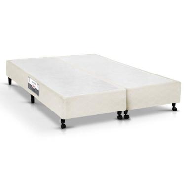 Imagem de Cama Box Base Queen Poli Tecido Clean (158x198x23) - Castor