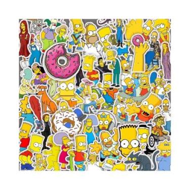 Imagem de Adesivos De Desenhos Animados Dos Simpsons Em PVC À Prova d'Água Para 