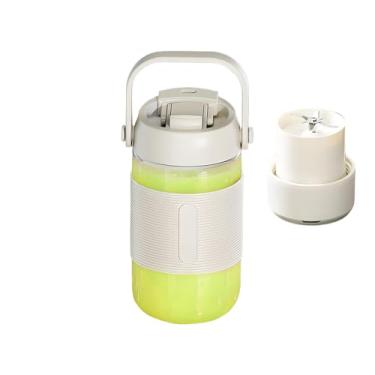 Imagem de Liquidificador de Tamanho Pequeno - Extrator De Frutas A Frio - Espremedor De Frutas Sem Fio | Para Citrinos Limão Laranja Tangerina Pêra Cozinha Casa Campismo E Escritório