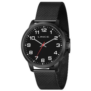 Imagem de Relógio Lince Masculino Ref: Mrn4856l44 P2px Casual Mesh Black