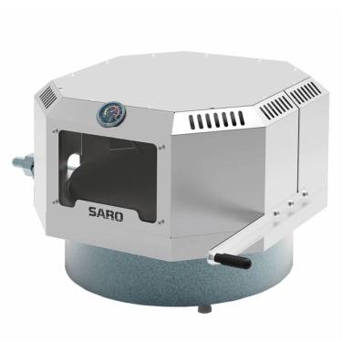 Imagem de Assador De Pizza Saro Fc40 Compacto Italiano A Gás Glp Diâmetro 40cm