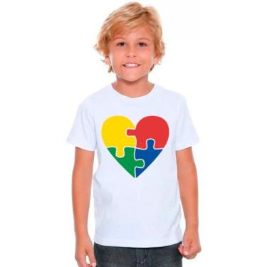Imagem de Camiseta AUTISTA AUTISMO Moda Infantil Roupa Criança 02 - DESIGN CAMIS