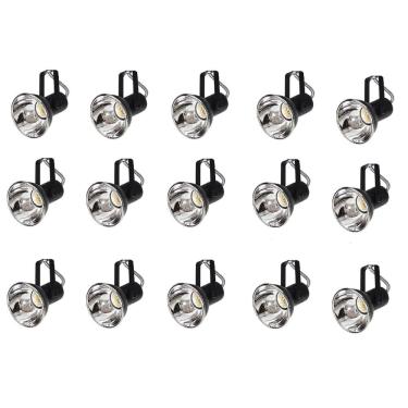 Imagem de Kit 15 Spot Trilho Perfilado Eletro calha Par20 Bulbo OL5