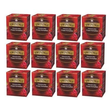 Imagem de 120 Sachês, Chá Twinings, Frutas Vermelhas
