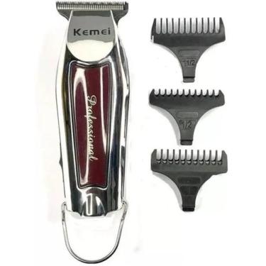 Imagem de Maquina Acabamento Sem Fio Barba Cabelo Kemei 9163, Bivolt