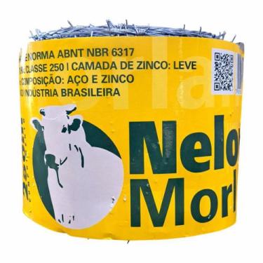Imagem de Arame Farpado 1,6mm 250m Morlan Fácil Instalação Protege da Corrosão d