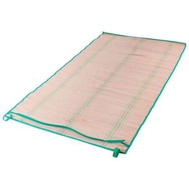 Imagem de Esteira de Praia em Palha com Alça 60 por 180cm Verde BEL