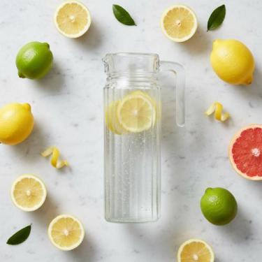 Imagem de Jarra De Vidro Com Tampa Suco Água Refrigerante Refresco Chá Casa Cozi