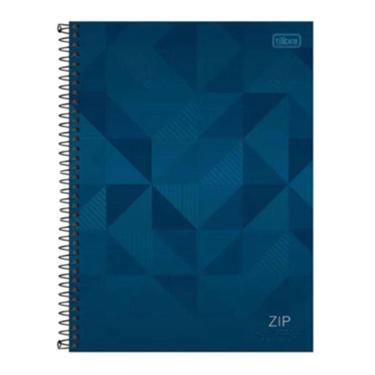 Imagem de Caderno Espiral Universitário Zip 10 Matérias Azul - Tilibra