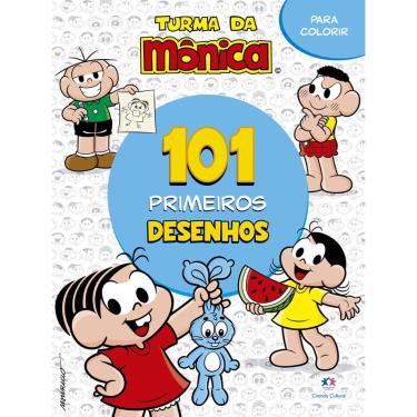 Imagem de Livro - 101 Primeiros Desenhos - Turma da Mônica 1° Ed.