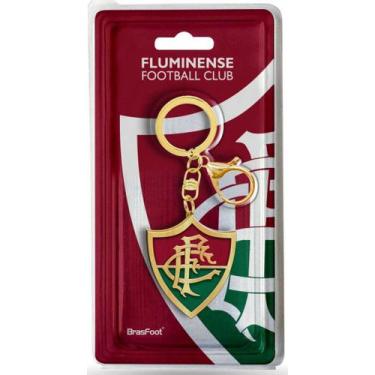 Imagem de Chaveiros Metal Escudos Futebol Times Brasileiros Brasfoot Cor:Flumine