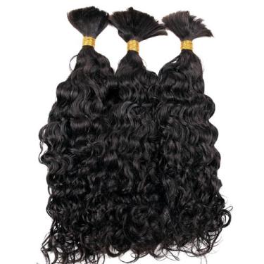Imagem de Cabelo Humano Natural 65cm 100g Solto Cacheado Cacho Caipira - bbless