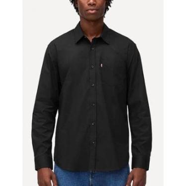 Imagem de Camisa Levis Masculina Standard One Pocket Preta-Masculino