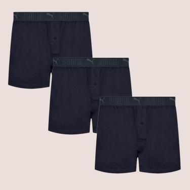 Imagem de Kit Com 3 Samba Canção Masculina Puma Com Cós Elástico E Abertura-Masculino
