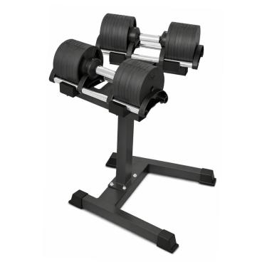 Imagem de Kit Dumbell Ajustável 32kg Ahead Sports Com Suporte Rack Profissional
