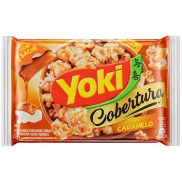 Imagem de Pipoca Sache Caramelo Micro-ondas YOKI 130g