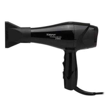 Imagem de Secador De Cabelo Taiff Profissional Íon Tourmaline 110v, Preto, 110V