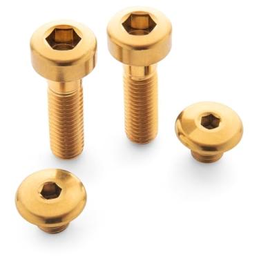 Imagem de Kit de parafusos de freio de titânio | Shimano XTR/XT/SLX/Deore (ouro anodizado)