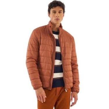 Imagem de Jaqueta Colcci Puffer Gola Alta Marrom Masculina-Masculino