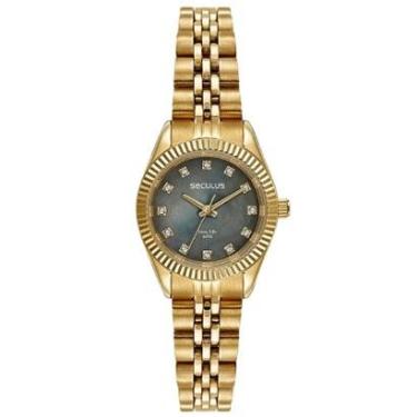 Imagem de Relógio Seculus 77257LPSVDA1 Feminino 24mm Aço Inox-Feminino