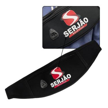 Imagem de Pochete Serjão Cintura Transversal Multiuso Motoqueiro Preta