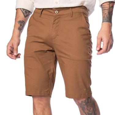 Imagem de Bermuda Masculina Amil Sarja Logo Verde Militar-Masculino