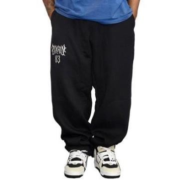 Imagem de Calça Moletom Pixain Hip Hop Bordado Preto PIX-282-Masculino
