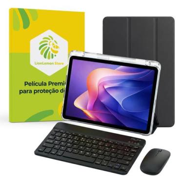 Imagem de Kit Capa Slim Preta para Xiaomi Redmi Pad 2 + Película de Vidro Temper