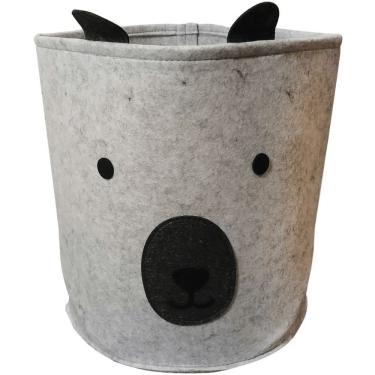 Imagem de Cesto Organizador Infantil Organizz 33x35CM 8429 para Roupas e Brinquedos em Poliéster e PE Leve para Quarto Infantil Ke