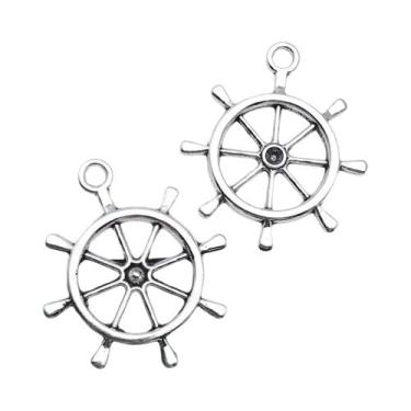 Imagem de Pingentes De Âncora De Navio Vintage Prateados Antigos, 20-52 Peças, D
