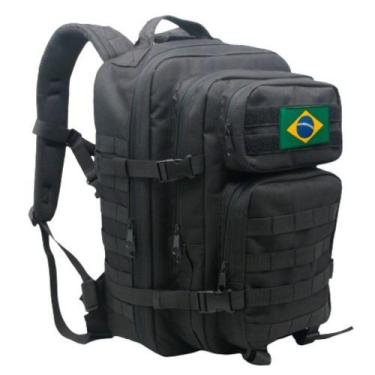 Imagem de Mochila Tática Grande Academia Treino Para 45 Litros Impermeável Patch