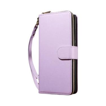 Imagem de Capa Carteira Transversal De Couro Para Samsung Galaxy Série a A56 A36