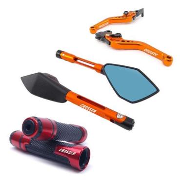 Imagem de Manete Manopla Retrovisor Crosser 150 Disco Gravado A Laser - Special 