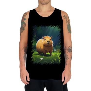 Imagem de Camiseta Regata Capivara do Bem Animalzinho 15 - Kasubeck Store®, Baby