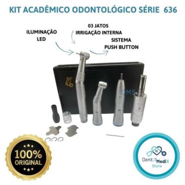Imagem de KIT ACADEMICO ODONTOLOGICO KAVO SÉRIE 636 CP COM LED - Peças de mão Od