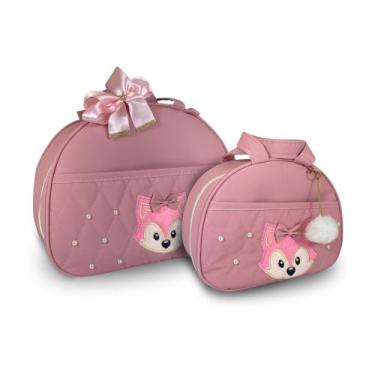 Imagem de Kit Bolsa Maternidade 2 Peças Grande Impermeável + Mochila + Trocador 