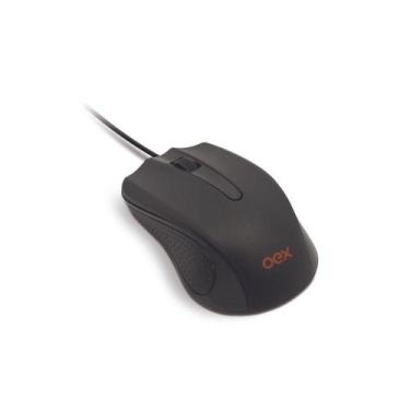 Imagem de Mouse Com Fio Oex Ms100 1000 Dpi Preto