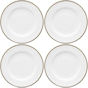 Imagem de Conjunto Com 4 Pratos Rasos 28cm Flamingo Sofia Oxford